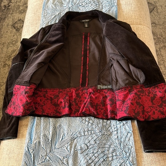 WHITE HOUSE BLACK MARKET MOTO STYLE JACKET SIZE MEDIUM - Picture 10 of 15